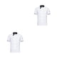 thumbnail image 2 of Minnieouse Textura Ajuste cómodo - Delantal de cocina de poliéster duradero Tela transpirable lavable a máquina profesional Blanco XXXL Blanco XXXL 2Conjunto, 2 of 6