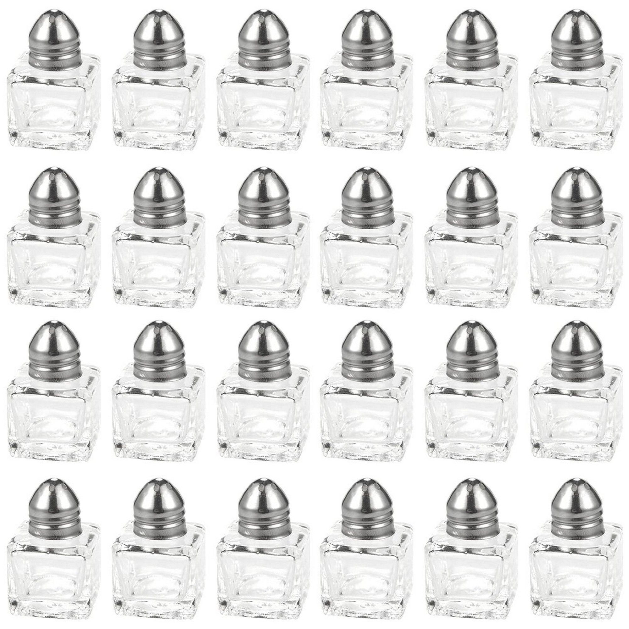 Salt and Pepper Shakers Set 24Piece Set of Salt Pepper Shakers, Glass Kitchenware, Mini Salt Salt and Pepper Shakers Set 24Piece Set of Salt Pepper Shakers, Glass Kitchenware, Mini Salt
