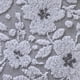 thumbnail image 2 of Juego de Toallas de Mano de Jacquard Floral, Gris, 2 Unidades, 2 of 7