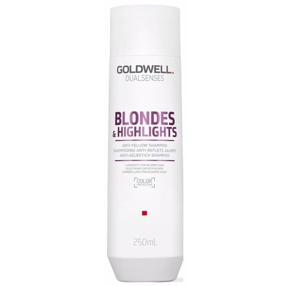 Goldwell Dualsenses Blonde And Highlights Anti-Yellow Shampoo, 10.1 oz, Pack of 1 w/ Sleek Teasing Comb