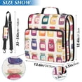 thumbnail image 2 of FORMRS Zipper Binder with Shoulder Strap 2-inch Ring 500 Sheet Capacity File Bag, Colorful Jam, 2 of 5
