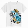 thumbnail image 4 of TOWED22 Big Boys T-Shirts 2T-8 Year Short Sleeve Crew Neck Tees Graphic Print Casual Tops(White,7-8 Y), 4 of 4