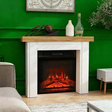Indoor Fireplaces Fireplace Mantel, Freestanding Fireplace Surround with Leg for Electric Fireplaces,Gas Indoor Fireplaces