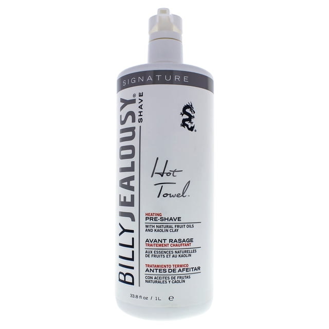 Crema Pre-Afeitado Billy Jealousy Billy Jealousy Hot Towel Heating Pre-Shave Treatment Crema Pre-Afeitado Caballero 33.8oz