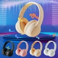 thumbnail image 3 of Wireless Bluetooth Headphones Over Ear ,HiFi Foldable Intelligent Noise Reduction Adjustable Wireless Headset with Microphone,Stereo Headphone with Deep Bass for Sports Travel Cellphone Tablet, 3 of 3