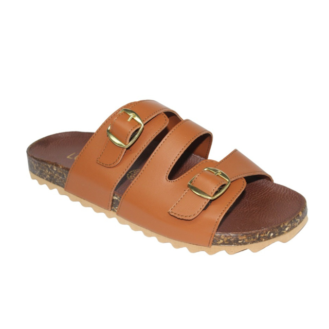 Sandalia Huarache Ultracomfort Para Mujer Lorena Miel