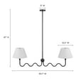 thumbnail image 3 of Wave Pendant Light in Black, 3 of 9