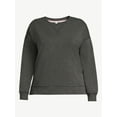 thumbnail image 6 of Joyspun Women's French Terry Sleep Top with Long Sleeves, Sizes XS to 3X, 6 of 6