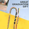 thumbnail image 7 of Drses Ribbon Wreath Graduation Ribbon Leis Braid Color Congrats Graduates Leis Necklace And Braid Bracelets For Graduation Party, 7 of 7