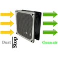 thumbnail image 3 of 140mm Desktop Computer Case Fan Dust Filter Grills Dustproof Case Cover with Screws, Aluminum Frame Mesh, 12 Pack, 3 of 6