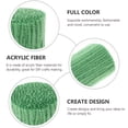 thumbnail image 4 of 10 Rolls Crochet Yarn Rugs for Kids Cut Yarn for Hook Latch Hook Thread Embroidery Carpet Yarns Carpet Embroidery Yarn Yarn Crafts Acrylic Child, 4 of 6