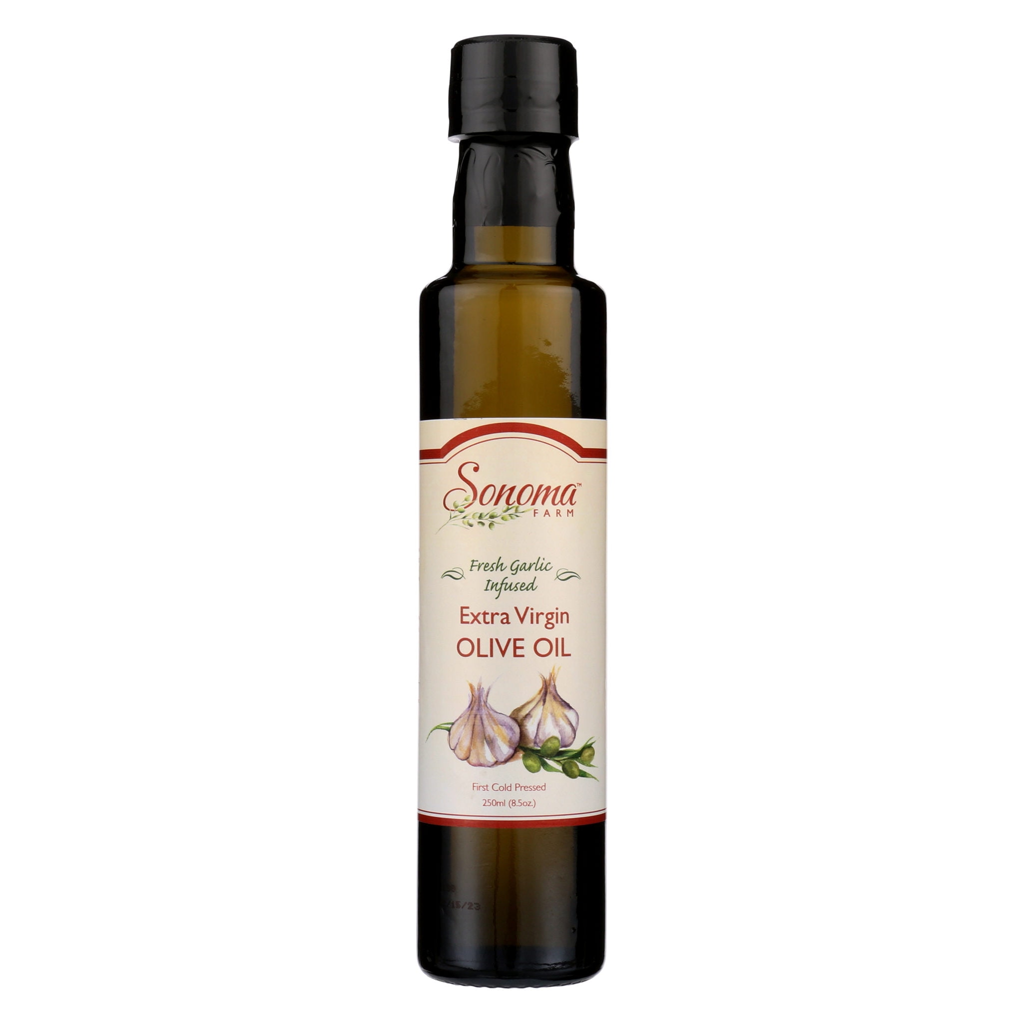 Sonoma Farm Garlic Infused Extra Virgin Olive Oil Cold Pressed