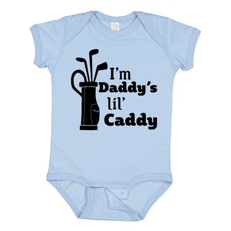 

Inktastic I m Daddy s Li l Caddy- Golf for Kids Gift Baby Boy or Baby Girl Bodysuit