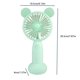 thumbnail image 2 of Ventilador de mano USB para acampar al aire libre, senderismo, enfriador de aire, mini ventilador eléctrico portátil con 2 modos, verde sidaley HA8618-04B, 2 of 6