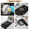 thumbnail image 2 of Constellation Celestial Sun and Moon Goth Diatomaceous Earth Bath Mat Rug-Rubber Non Slip Quick Dry Super Absorbent Thin Bathroom Rugs for Bathtub Shower Room Sink ( 17" L x 27" W ), 2 of 5