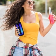 No. 5 Wireless Bluetooth Speaker, Home Outdoor Voice Intelligent Dazzling Light, Portable Desktop Bluetooth Audio