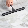 thumbnail image 4 of Window Squeegee Cleaning Tool 10 Inch Multipurpose Stainless Steel Shower Squeegee with 2 Sticky Hooks, Bathroom Cleaning Tools Household Window Mirror Squeegee for Glass Doors, Tile Walls, 4 of 6