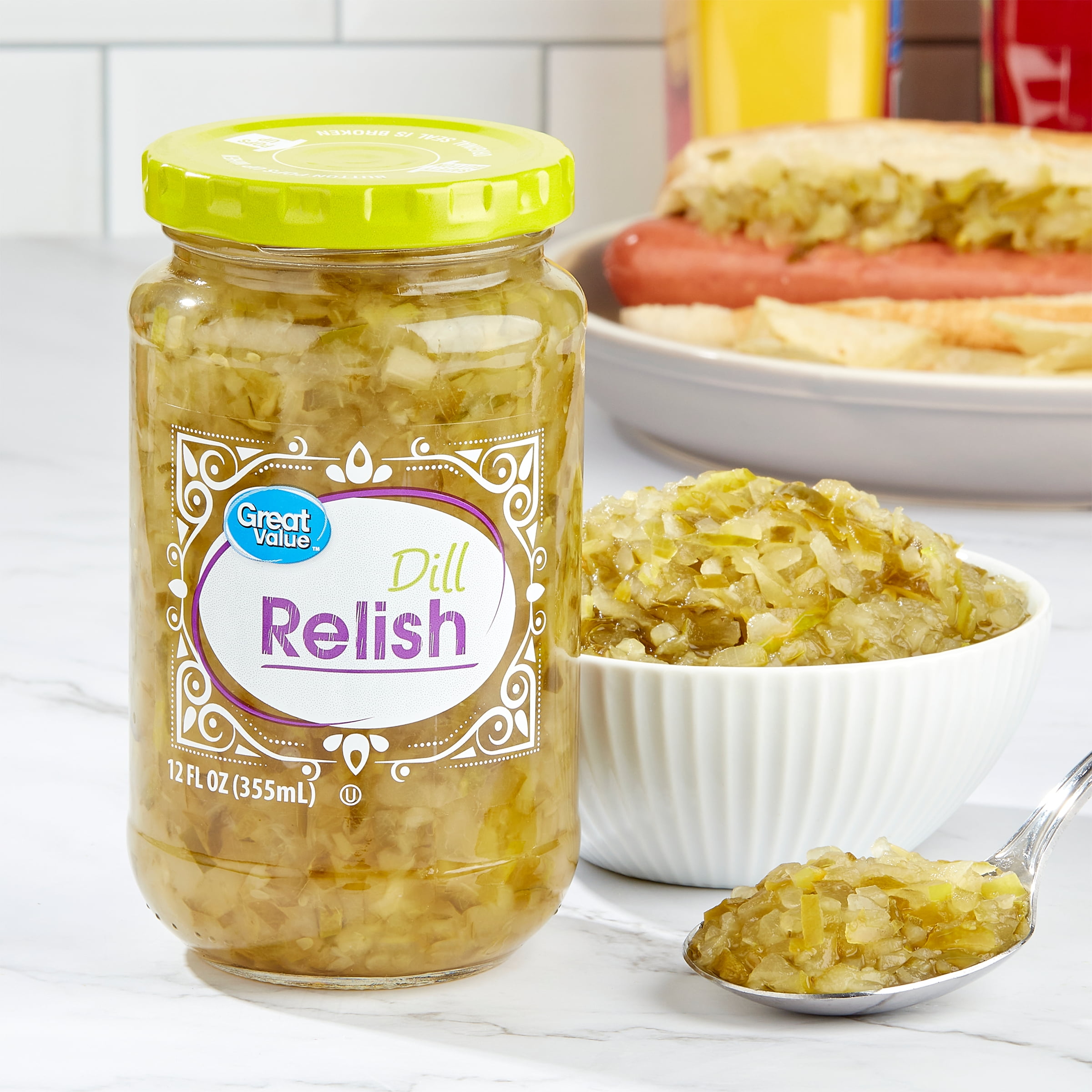 Great Value Dill Relish, 12 fl oz
