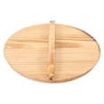 thumbnail image 4 of ETHZZLE 11.8 Inch Round Wooden Pot Lid for Cooking, Heat Retention, Steam Preservation - Kitchen Accessory Set, 4 of 8