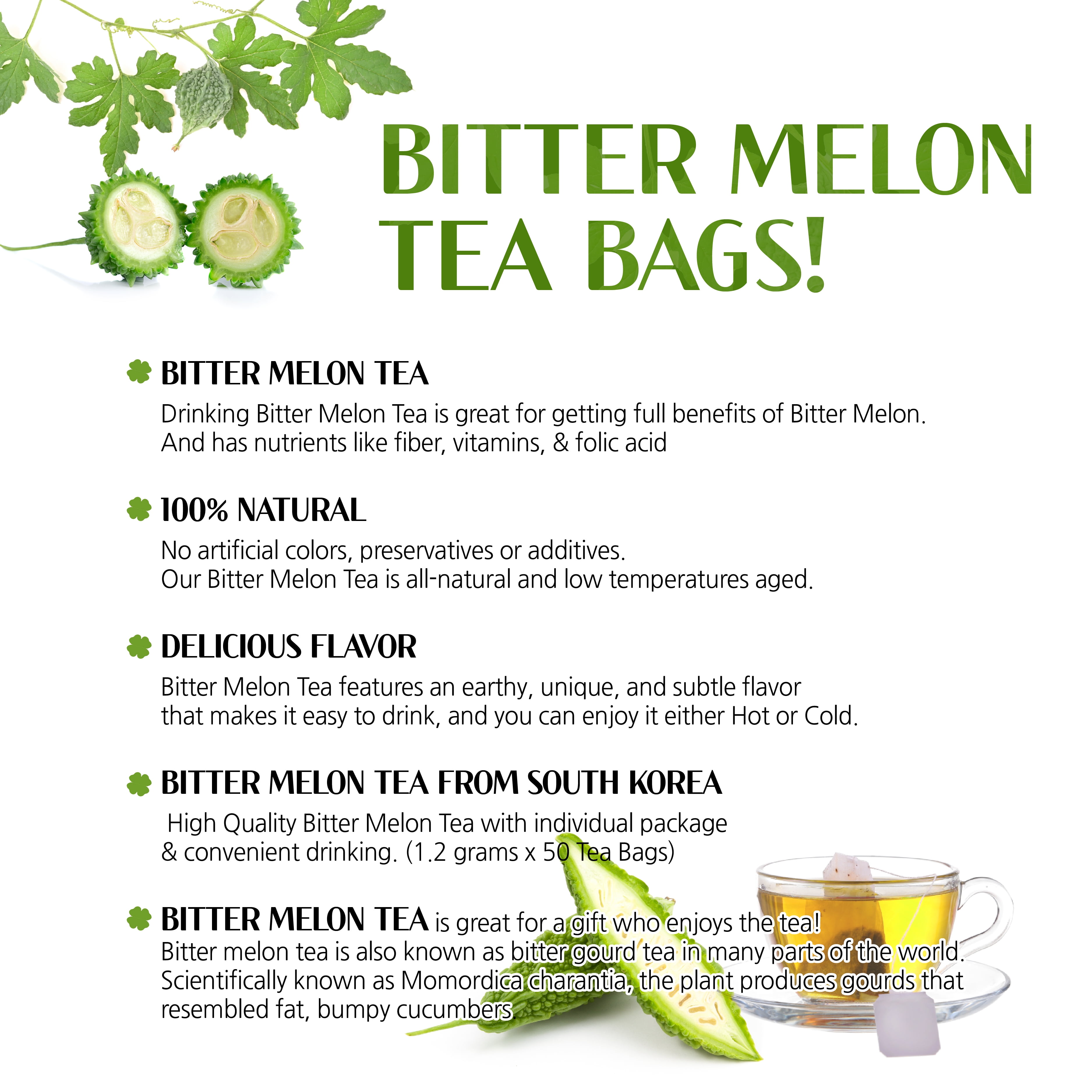 Bitter melon tea benefits hot sale