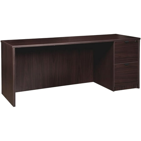 UPC: 0035255833523 | Lorell PC2472RES Prominence 2.0 Espresso Laminate Right-Pedestal Credenza – 2-Drawer