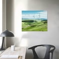 thumbnail image 3 of Nawypu Canvas Framed Wall Art Local wind power generation Print Pictures Poster Paintings for Bedroom Office Living Room Large Size Artwork Modern Nature Wall Decor, 3 of 4