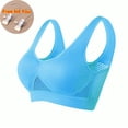thumbnail image 2 of Otntypg Plus Size Sports Bra for Women Anti-Sagging Seamless Bras Wirefree Yoga Bra with Removable Pads Push Up Wire Free Everyday Full Coverage Comfortable Liftup Underwear Bras, 2 of 10