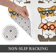 thumbnail image 6 of Pofeuu Corgi Dog2 Print Flannel Doormats Rug16"x24"Rug Washable Doormats Indoor Outdoor Rugs for Layered Front Door Mats, Porch, Kitchen, Entryway, 6 of 7