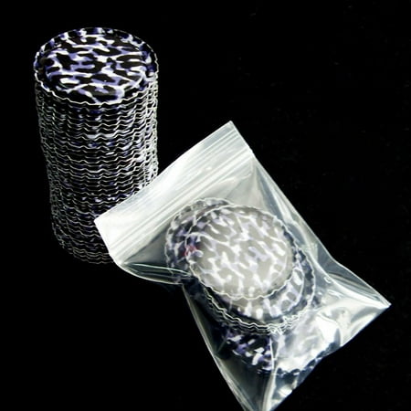 100pcs 1'' Flat Linerless Double Sided Painted Flattened Bottle Caps Craft