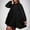 Black Dresses for Women, variant on SMihono Fashion Women's 2025 Spring Cute Babydoll Ruffle Hem Puff Sleeve Dress Loose Plus Size Shirt Dresses Buttons Lapel Pleated Dress White 4