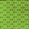 thumbnail image 1 of Ahgly Company Indoor Square Abstract Green Modern Area Rugs, 3' Square, 1 of 4