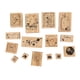 thumbnail image 1 of Sello de Goma de Madera, Pinta de Selos de Goma, Enseñanza del Alfabeto, Diario, Madera de Haya, Tarjetas Con Letras de Goma para Juego Diy, Senos de Madera, 1 of 7