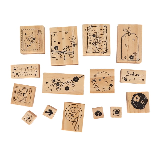 Sello de Goma de Madera, Pinta de Selos de Goma, Enseñanza del Alfabeto, Diario, Madera de Haya, Tarjetas Con Letras de Goma para Juego Diy, Senos de Madera