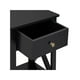 thumbnail image 2 of 2pcs Mesitas de Noche Negra para Dormitorio 40x30x55cm Mesita de Noche Madera Mesa Auxiliar Nordica para Salón Sala de Estar Negro, 2 of 5