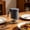 Blue, variant on Glass Airtight Spice Jar with Spoon Seasoning Container Salt Pepper Bouillon MSG Storage Bottle Kitchen Organizer Clear Sealed Spice Canister with Easy Pour Lid for Cooking Home Kitchen Use