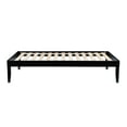 thumbnail image 6 of Powell Plumley 15.75" High Low Profile Platform Bed Frame, Twin, Black, 6 of 13