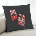 thumbnail image 1 of Ahgly Company Games Gambling Indoor Throw Pillow, 18 inch by 18 inch, 1 of 6