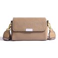 thumbnail image 1 of Bolsa De Hombro Bolso de hombro de piel de vaca de primera capa Bolso cruzados casuales Simple para el trabajo (Caqui), 1 of 7