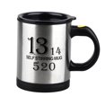 thumbnail image 1 of taza auto-agitable Taza de agitadora de material acero inoxidable taza de de automática con tapa para , , 400 ml/13,5 oz Magideal taza auto-agitable, 1 of 7