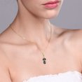 thumbnail image 2 of Gem Stone King 18K Yellow Gold Plated Silver Green Mystic Topaz Pendant Necklace for Women (3.22 Cttw, Gemstone, Oval 8x6MM, with 18 inch Chain), 2 of 3