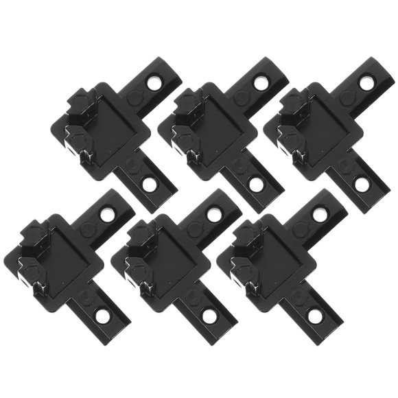 EXHUMKY 6Ud Conector De De Aluminio Para Ranuras T Perfil 2020 Color Negro Resistente Y Anticorrosivo