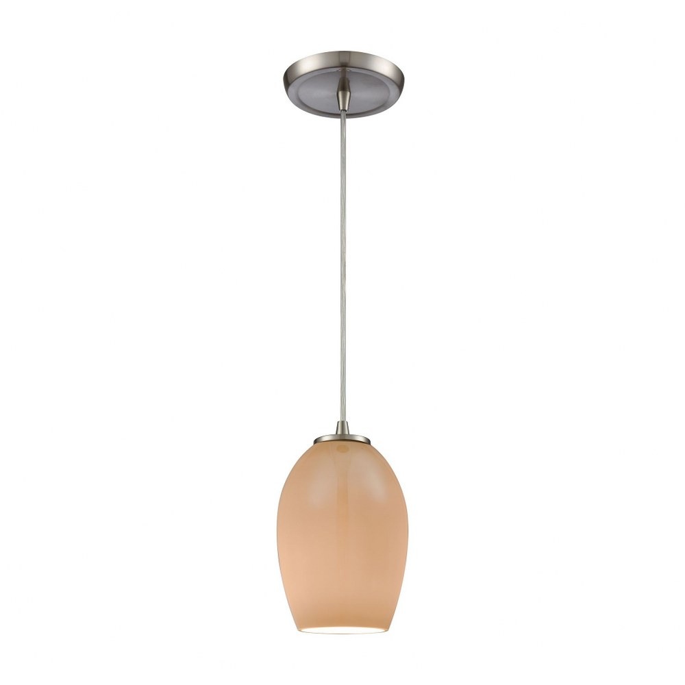 peach pendant light