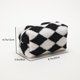 thumbnail image 4 of Bolsa de cosméticos de tablero de ajedrez Bolsas de maquillaje de felpa suave para niñas adolescentes (negro) Ndcxsfigh Para Estrenar, 4 of 8