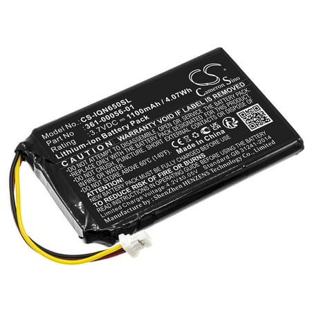 361-00056-01  Power Battery for Garmin Nuvi 65, Nuvi 65LM, Nuvi 53 1100mAh  Dash Cam 35