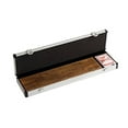 thumbnail image 1 of CHH 3 Track Walnut Cribbage Set in Aluminum Case, 1 of 1