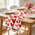 thumbnail image 3 of zhangmingg Nappe de la Saint-Valentin avec Design Cœur Classique Texturée Chaude pour Salle à Manger, 3 of 4