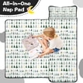 thumbnail image 4 of Green Christmas Tree Pattern Toddler Nap Mats for Kids Preschool,50"x20" Sleeping Mat Bag or Kids,Toddler Sleeping Bag,Toddler Nap Mat or Daycare, 4 of 6