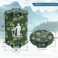 thumbnail image 2 of Leisure Coachworks 30 Gallon Collapsible Pop-Up Trash Can for RV's, Camping, Recycling, Yard Waste, Leaf Bag, Children Toy Bin (2 Trash Can), 2 of 9