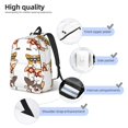 thumbnail image 3 of Yiaed Corgi Dog2 Print Print Laptop Backpack Travel Canvas Backpack Vintage Aesthetic Backpack for School Knapsack Backpack Backpack for School-Small, 3 of 5