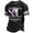 Black #04, variant on Salem Broom Company Printed T-Shirt Vintage Halloween Witch Shirt for Men
